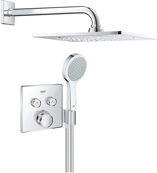 Grohe Grohtherm Smartcontrol Zestaw Prysznicowy Podtynkowy Termostatyczny Z Deszczownic Chrom