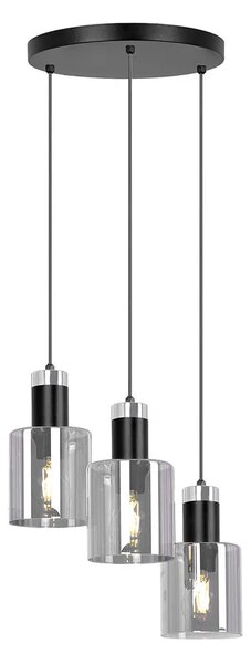 Elegancka szklana lampa wisząca nad stół - A470 E9-B80