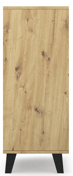 Komoda z 4 szufladami w stylu scandi dąb artisan P0-C69