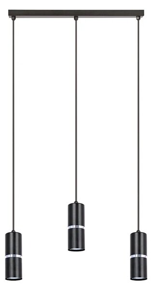 Lampa wisząca z 3 metalowymi kloszami - 12X A562 A5-P89