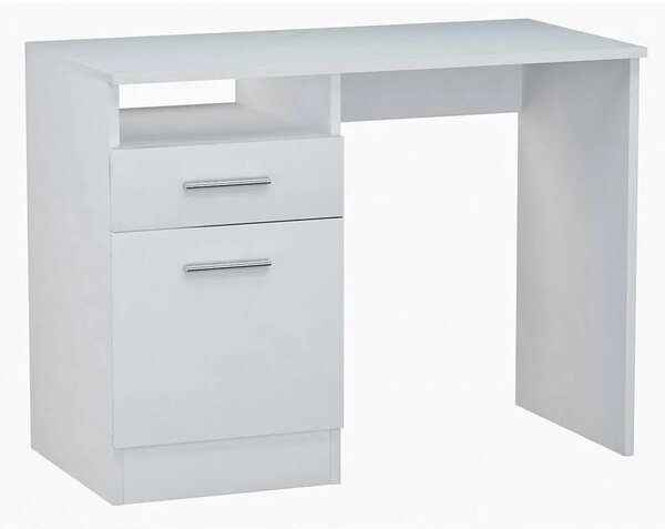 Białe biurko do pokoju dziecięcego 100 cm H4-D63