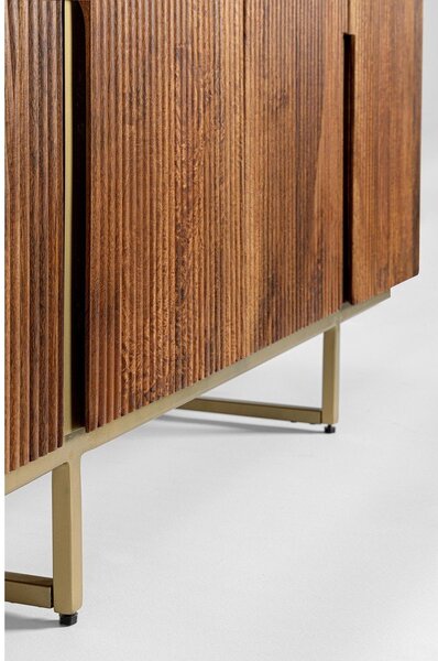 Komoda z litego drewna mango w kolorze złota/w naturalnym kolorze 160x75x40 cm Vilas – Bizzotto