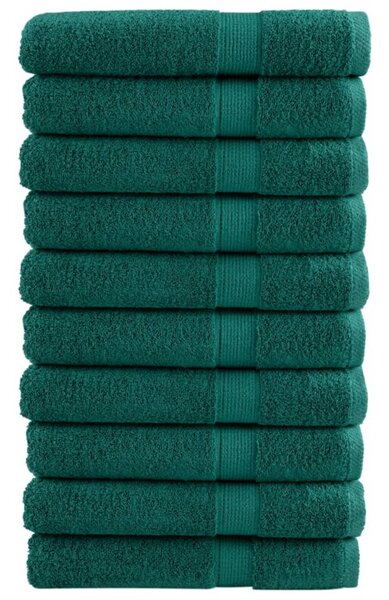Ręczniki premium solund 10 szt., zielone, 80x200 cm, 600 g/cm²