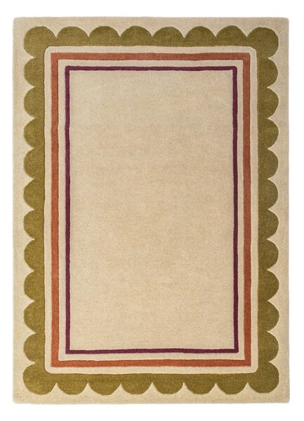 Wełniany dywan tkany ręcznie w naturalnym kolorze 120x170 cm Lois – Flair Rugs