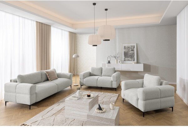 Jasnoszara sofa 154 cm Helio – Ropez