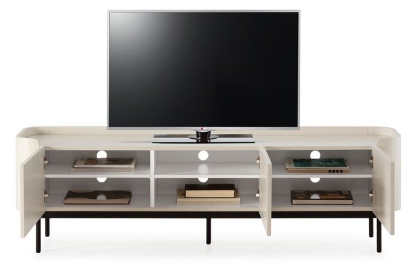 Kremowa szafka pod TV 180x55x40 cm Willa – MOME