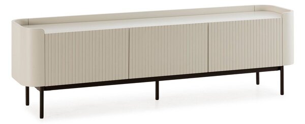 Kremowa szafka pod TV 180x55x40 cm Willa – MOME