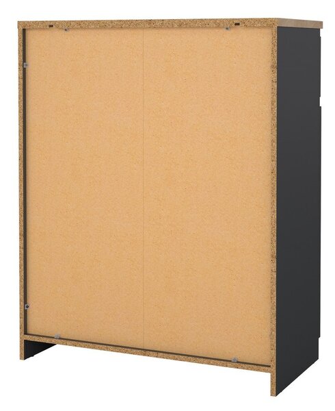 Ciemnoszara komoda 80x100x40 cm Naia – Tvilum