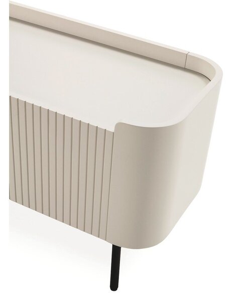 Kremowa szafka pod TV 180x55x40 cm Willa – MOME
