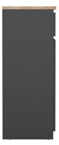 Ciemnoszara komoda 80x100x40 cm Naia – Tvilum