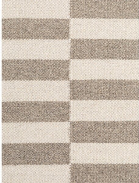 Biały/szary wełniany dywan dwustronny/tkany ręcznie 200x300 cm Vika – Hanse Home