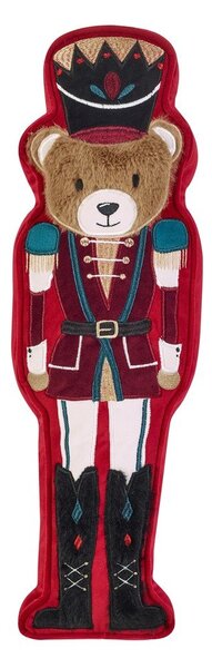 Poduszka dekoracyjna ze świątecznym motywem 20x30 cm Christmas Nutcracker Bear – Catherine Lansfield