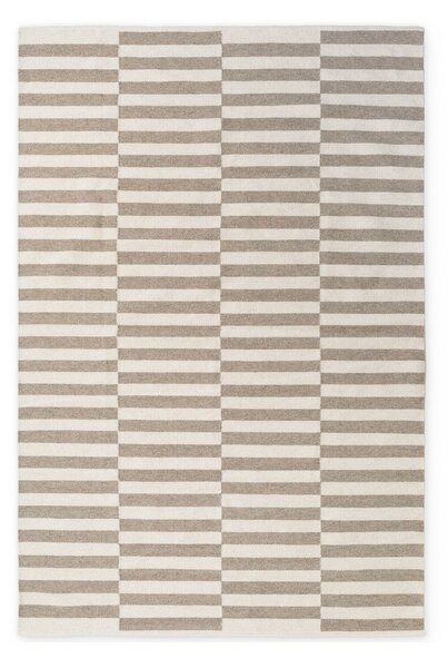Biały/szary wełniany dywan dwustronny/tkany ręcznie 200x300 cm Vika – Hanse Home