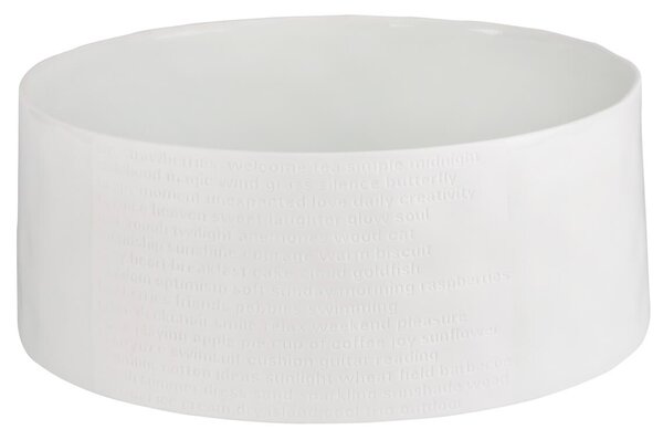Biała porcelanowa misa ROOM POETRY BOWL