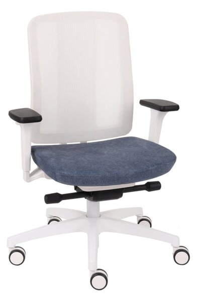 ErgoJunior WS White, krzesło do biurka, dla dziecka, dla młodzieży, krzesło gamingowe, fotel dla dziecka, fotel obrotowy