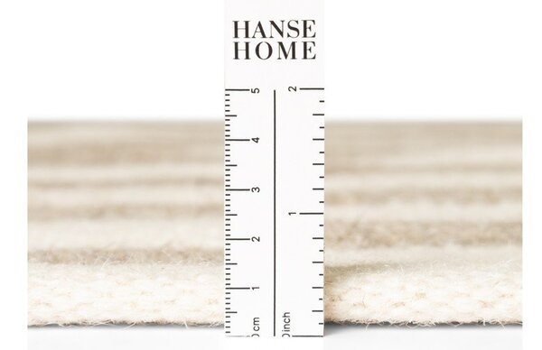 Biały/szary wełniany dywan dwustronny/tkany ręcznie 200x300 cm Vika – Hanse Home
