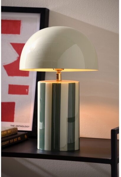 Zielona metalowa lampa stołowa (wysokość 34 cm) Rayado – Leitmotiv