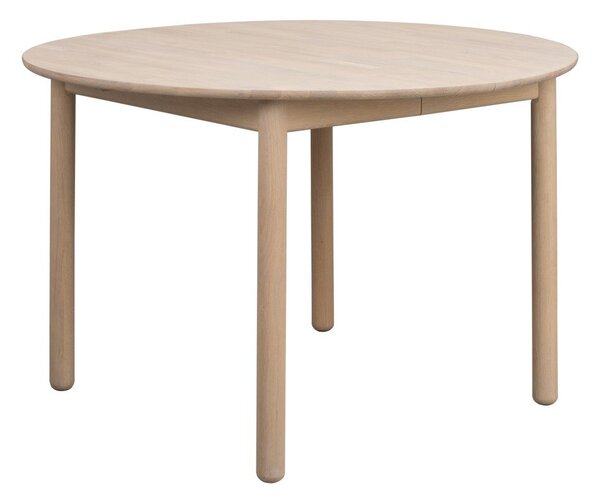 Okrągły rozkładany stół z litego drewna dębowego ø 120 cm Derrymore – Rowico