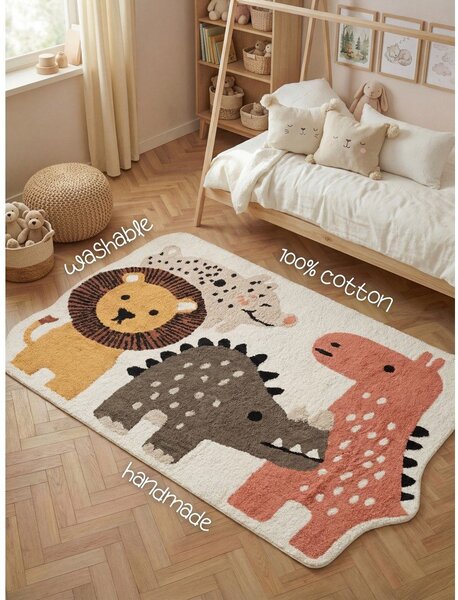 Bawełniany dywan dziecięcy odpowiedni do prania/tkany ręcznie 140x200 cm Snuggle Zoey – Hanse Home