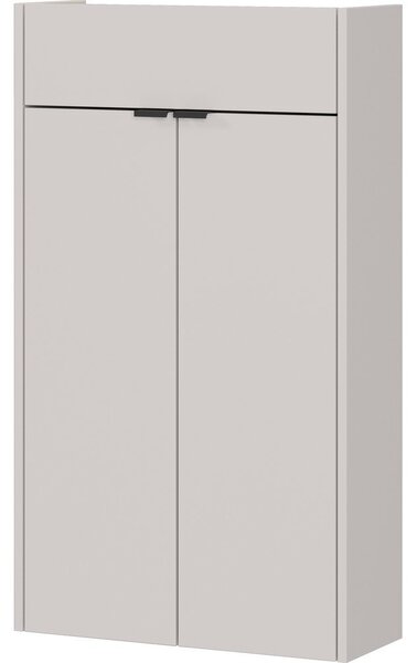 Kremowa szafka wisząca 56x97x22 cm Ameca – Germania