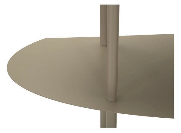 Szarobeżowa metalowa konsola 34x118 cm Saturn – Mauro Ferretti