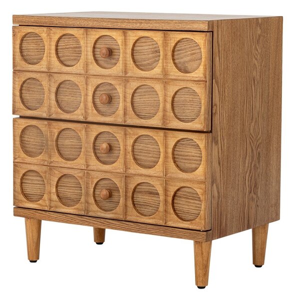 Komoda w dekorze jodły w naturalnym kolorze 56x61x35 cm Vester – Bloomingville