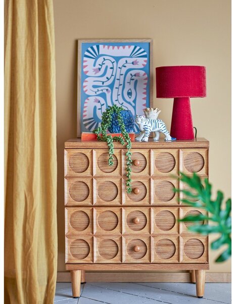 Komoda w dekorze jodły w naturalnym kolorze 56x61x35 cm Vester – Bloomingville
