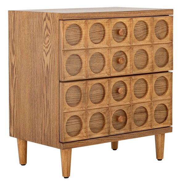 Komoda w dekorze jodły w naturalnym kolorze 56x61x35 cm Vester – Bloomingville