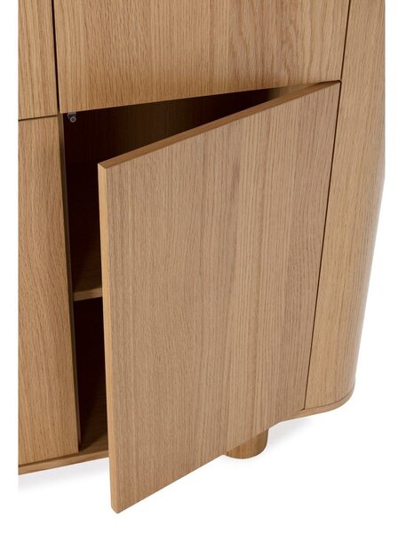 Szafka w dekorze dębu w naturalnym kolorze 100x133x40 cm Padoc – MOME