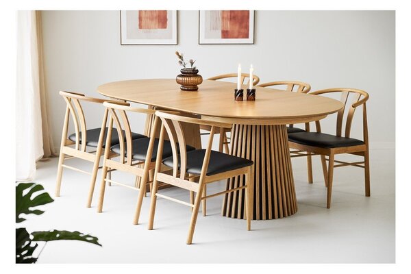 Rozkładany stół z dodatkowym blatem w dekorze dębu 120x200 cm Osaka – House Nordic