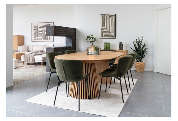 Rozkładany stół z dodatkowym blatem w dekorze dębu 120x200 cm Osaka – House Nordic