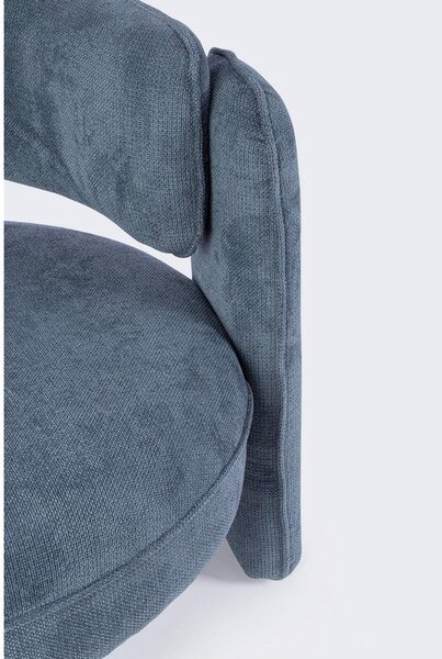 Niebieski fotel Aisha – Bizzotto