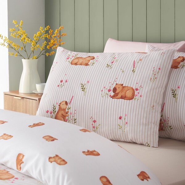 Pościel dwuosobowa w naturalnym kolorze 200x200 cm Happy Capy(bara) – Catherine Lansfield