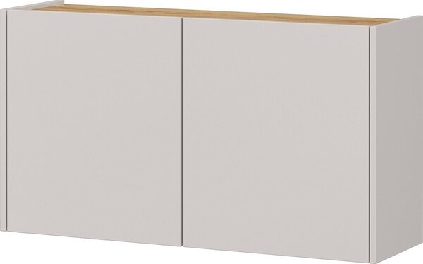 Kremowa szafka w dekorze dębu wisząca 93x52x29 cm Libbiano – Germania