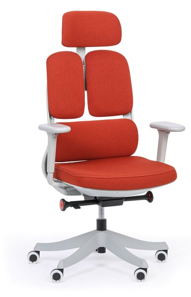 Krzesło biurowe ERGONOMY, czerwony