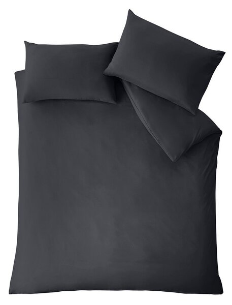 Czarna pościel jednoosobowa 135x200 cm So Soft Non Iron – Catherine Lansfield