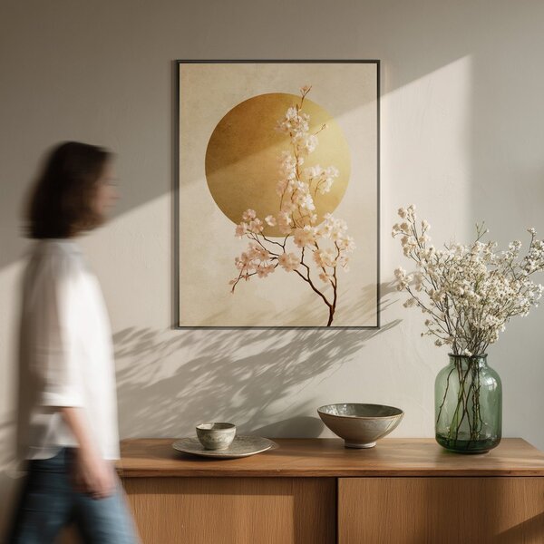 Obraz drukowany z ramą w zestawie 60x80 cm Cherry Blossoms – Styler