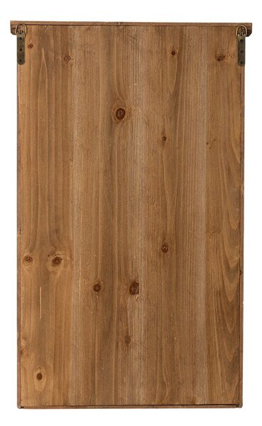 Biała witryna z litego drewna jodłowego 50x80x14 cm Hazem – Bloomingville