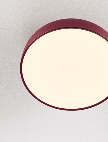Bordowa aluminiowa lampa sufitowa LED ze ściemniaczem Noelia – Nova Luce