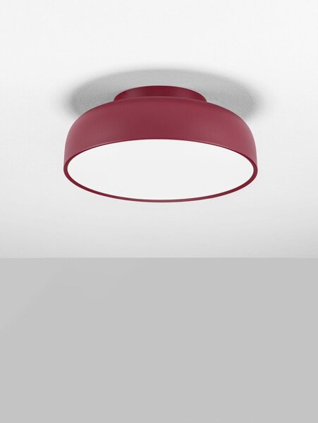 Bordowa aluminiowa lampa sufitowa LED ze ściemniaczem Noelia – Nova Luce
