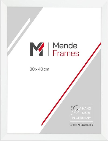Ramka na zdjęcia MendeFrames H130, biała, 50x65 cm, szkło akrylowe