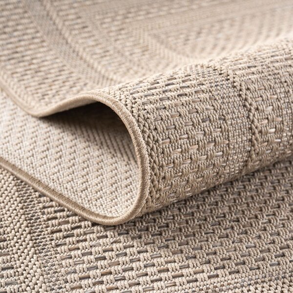 Beżowy okrągły dywan odpowiedni na zewnątrz ø 160 cm Desert 1304 – Ayyildiz Carpets