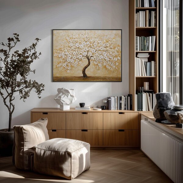 Obraz drukowany z ramą w zestawie 80x60 cm Golden Tree – Styler