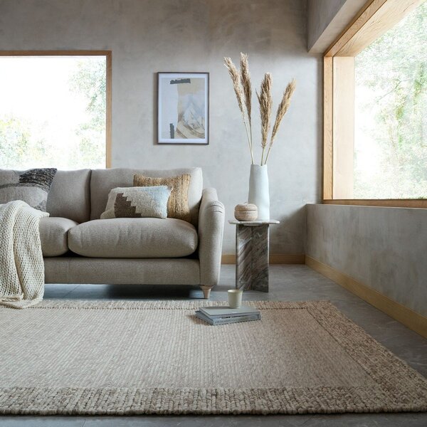 Dywan z mieszanki wełny tkany ręcznie w naturalnym kolorze 160x230 cm Rue – Flair Rugs