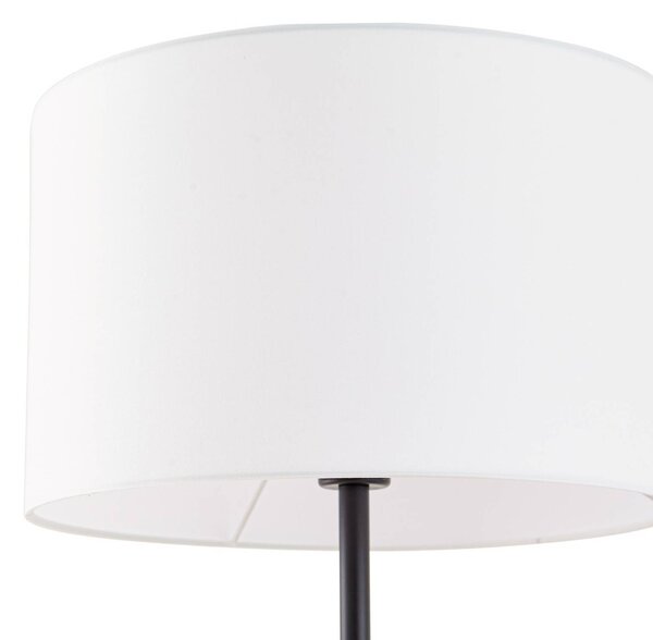 Lampa stojąca Aovan Lindby, czarny, salon / jadalnia, metal, nowoczesny