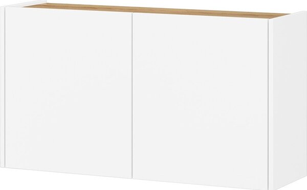 Biała szafka w dekorze dębu wisząca 93x52x29 cm Libbiano – Germania