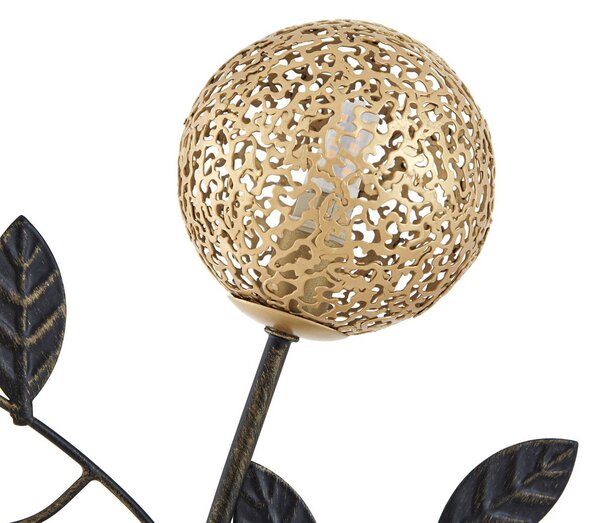 Lampa stojąca Evory Lucande, czarny, salon / jadalnia, metal, florentyński