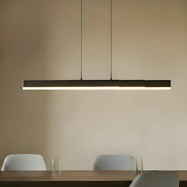 Lampa wisząca Torven Lucande, możliwość ściemniania, czarny, salon / jadalnia, metal, nowoczesny