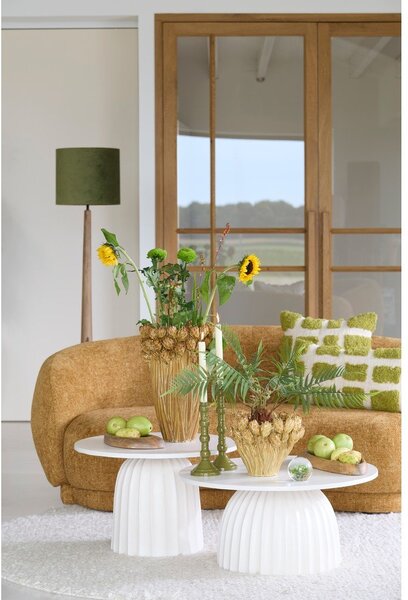 Metalowy okrągły stolik ø 60 cm Veglia – Light & Living
