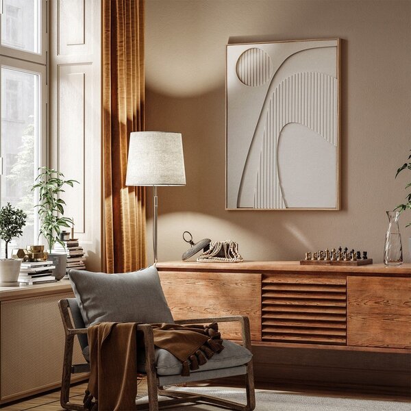 Obraz drukowany z ramą w zestawie/akustyczny 62x92 cm Arch – Styler